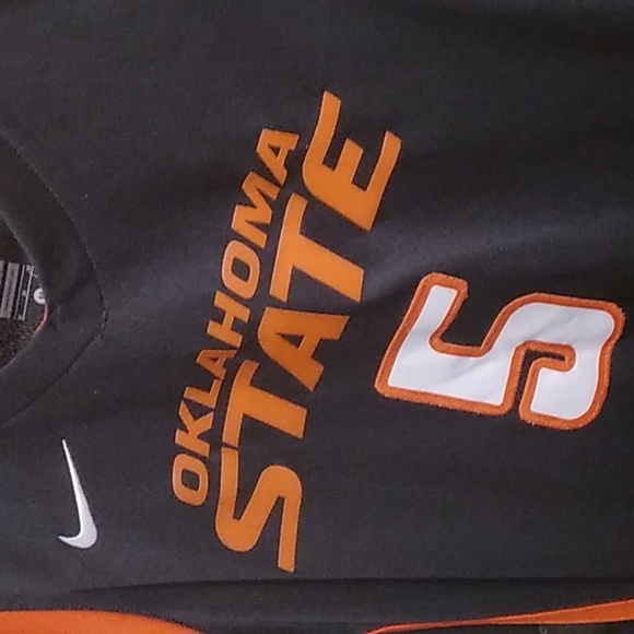 Women's Nike Oklahoma State Cowboys #5 Basketball Jersey NWT - Picture 4 of 9